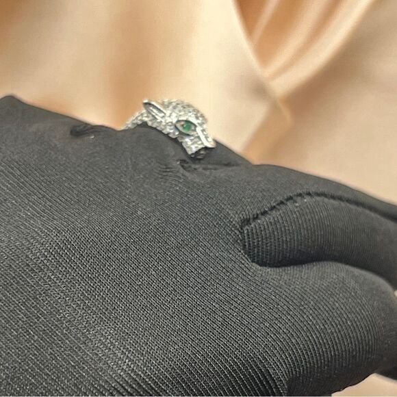 Sterling Silver Panther Ring - Picture 6 of 10